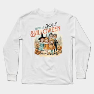 Have a Jolly Halloween Vintage Long Sleeve T-Shirt